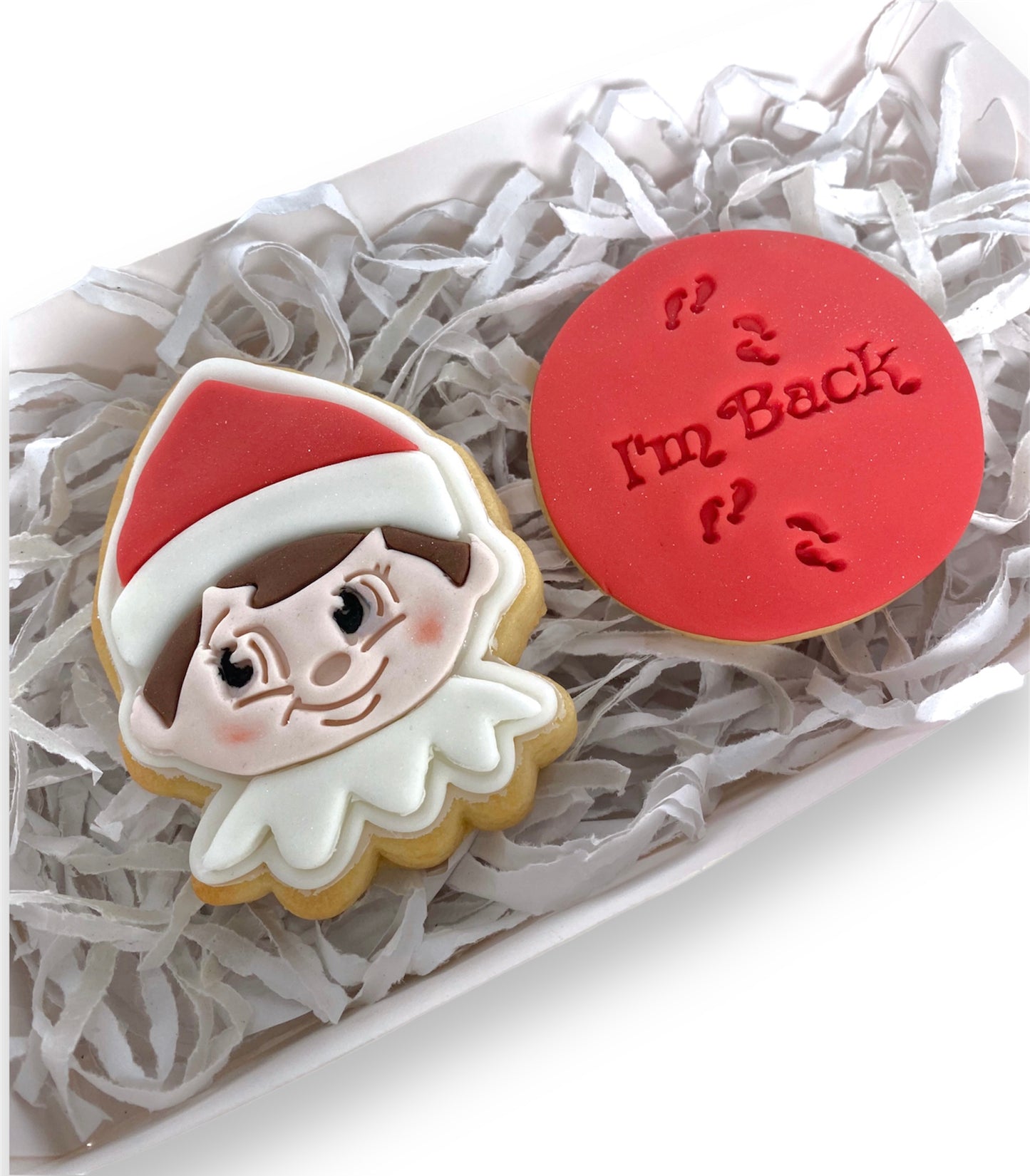 ‘Elf on the shelf’ Sugar Cookies (2 Pack)