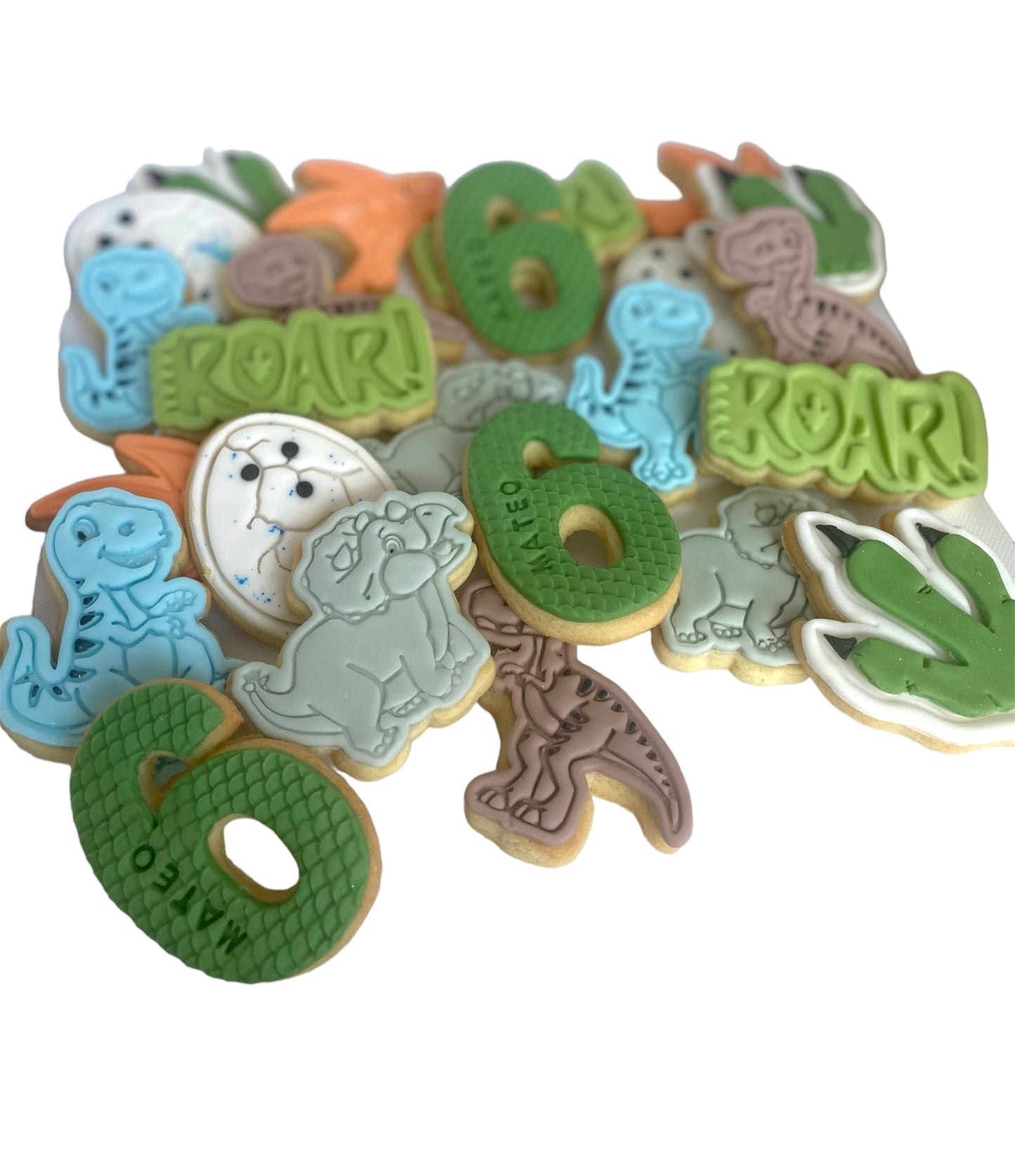 Dinosaur Sugar Cookies - 12 Pack