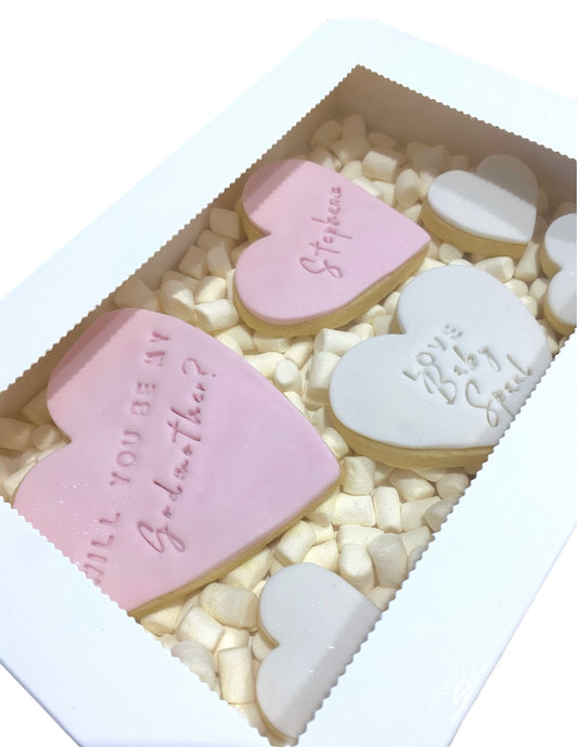 Bridal Party Proposal Sugar Cookies - 6 Pack