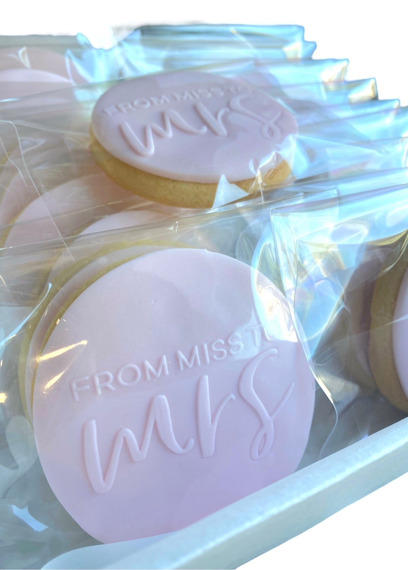 From Miss to Mrs Sugar Cookies - 12 Pack