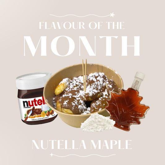 Nutella Maple - Mini Dutch Pancakes (FLAVOUR OF THE MONTH)